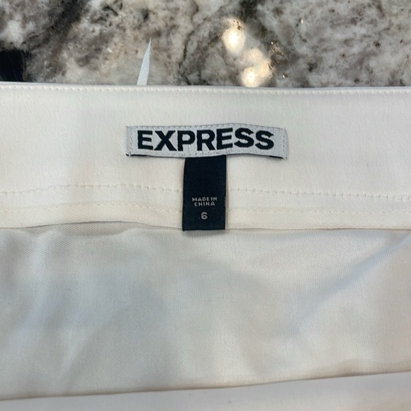 Express Chiffon Fringe Mini Skirt - Picture 4 of 7